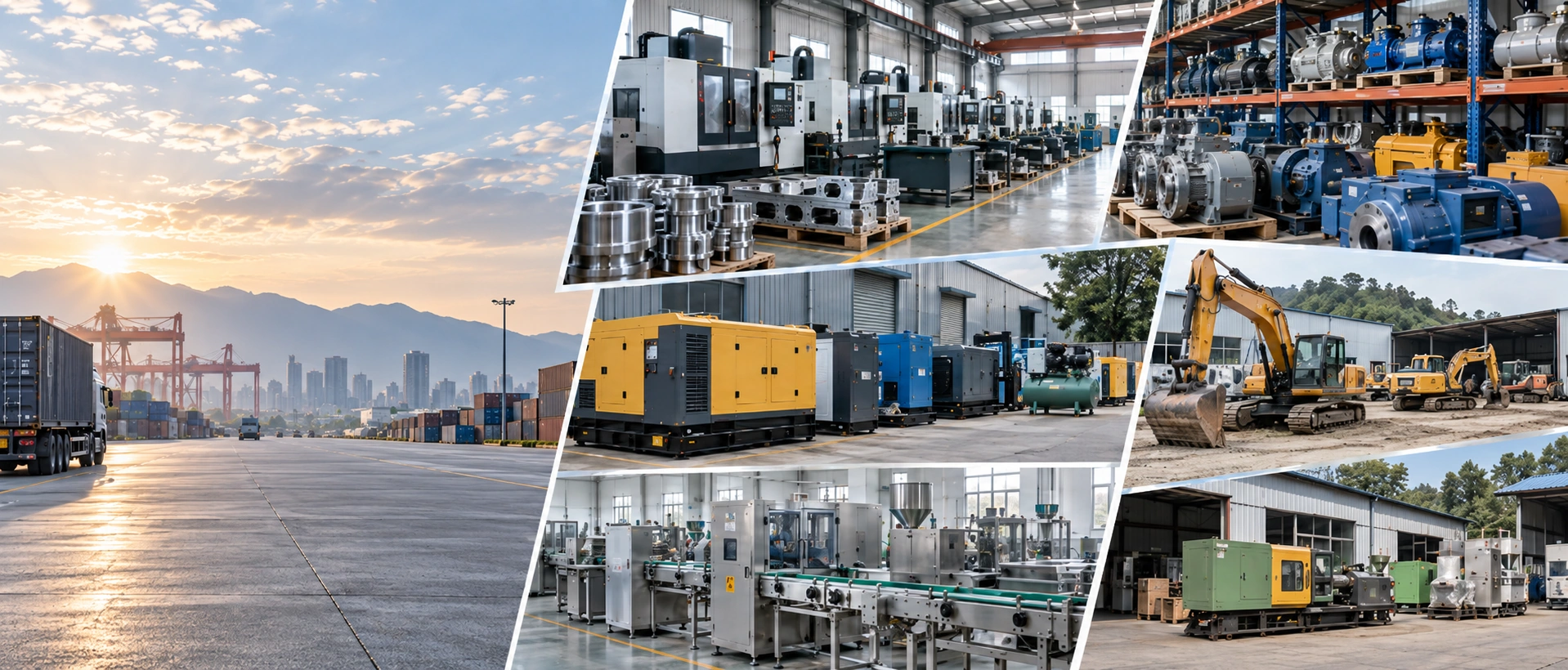 China equipment sourcing across factories, machinery yards and industrial suppliers